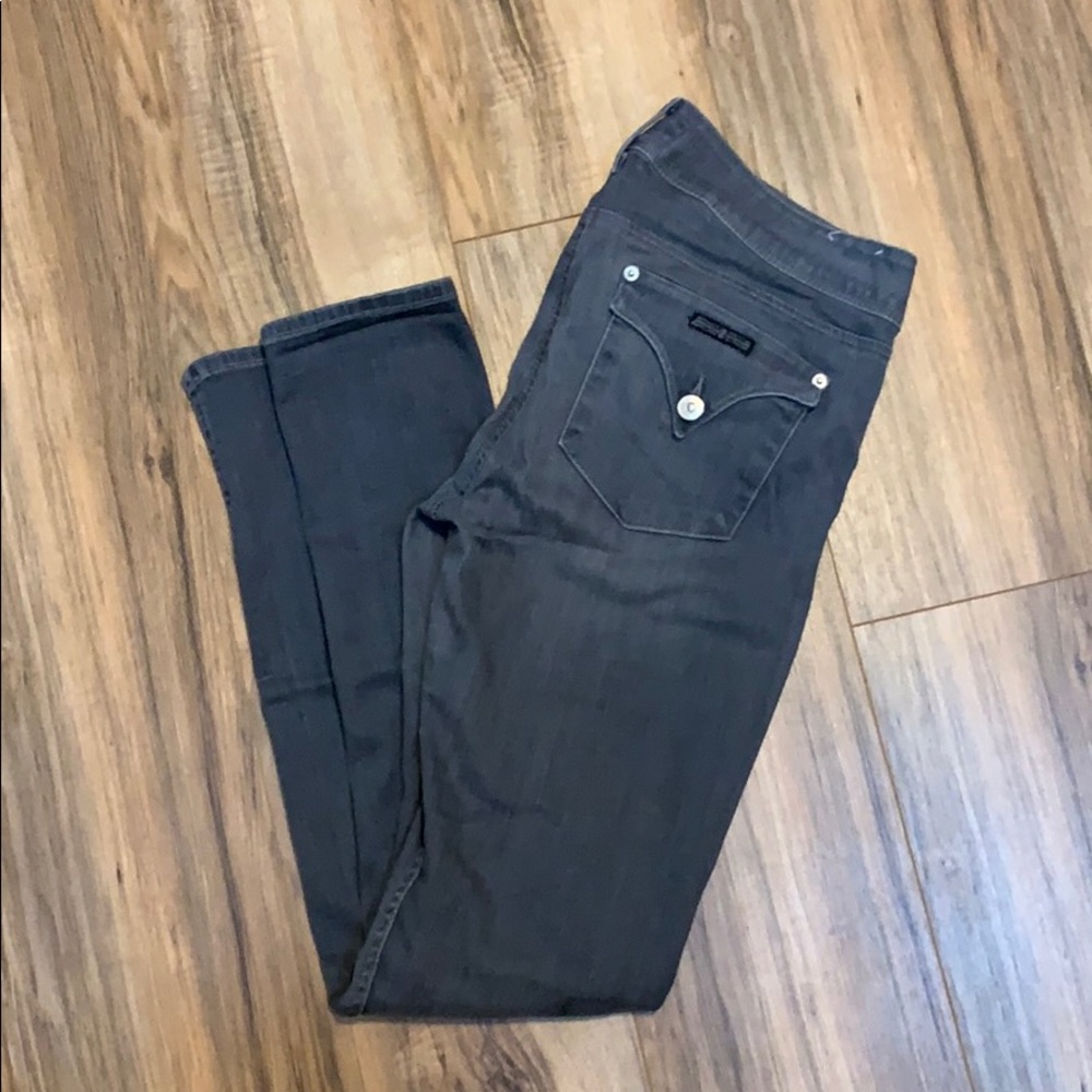 Hudson gray skinny jeans